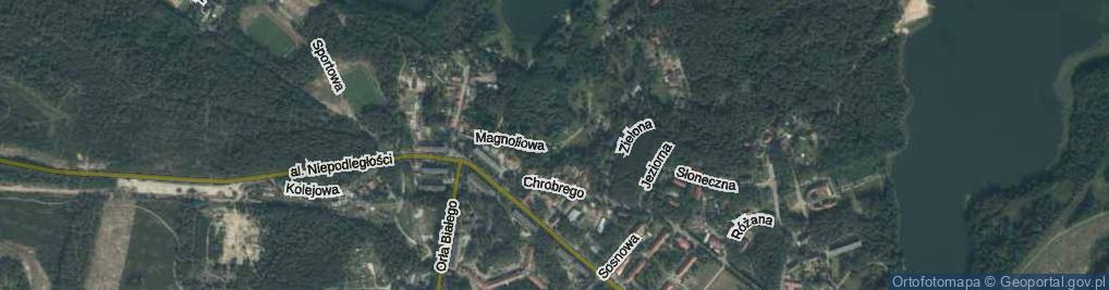 Zdjęcie satelitarne Magnoliowa ul.